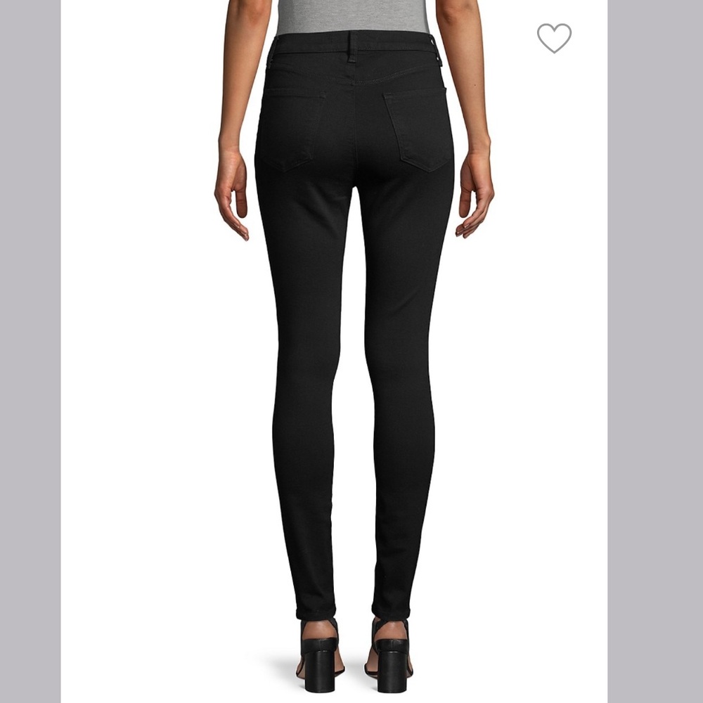 J Brand Maria High-Rise Stretch Skinny Jeans in Vanity Black EUC - Picture 2 of 12